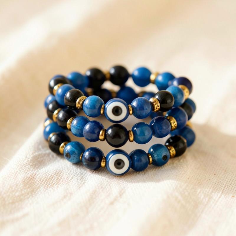 Triple Protection Evil Eye Stack